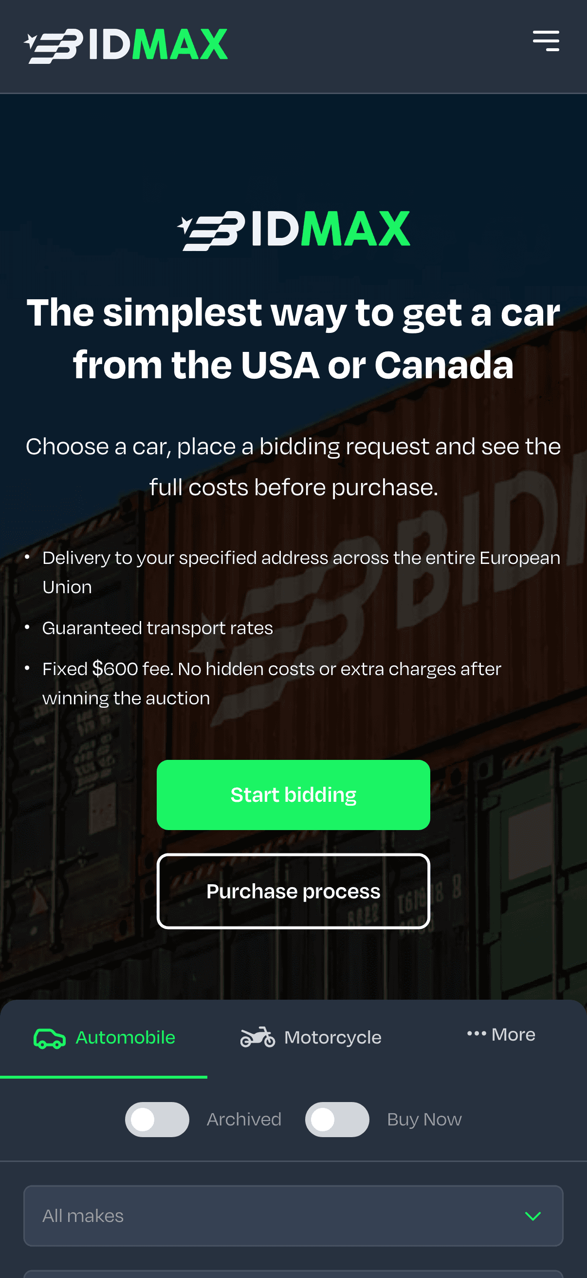 LuminaBid platform preview